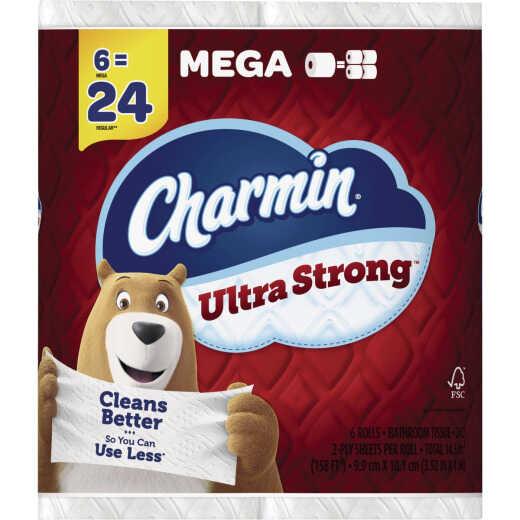 Charmin Ultra Strong Toilet Paper (6 Mega Rolls)