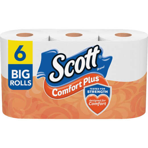 Scott Comfort Plus Toilet Paper (6 Big Rolls)