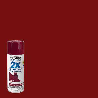 Rust-Oleum Painter's Touch 2X Ultra Cover 12 Oz. Gloss Paint + Primer Spray Paint, Cranberry